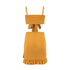 High waist ruffled hip wrap holiday skirt - ROUTINE FASHION